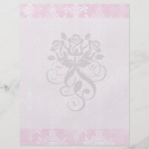 doucement le rose a affligé le motif de damassé tract