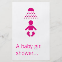 Douche de bébé tract