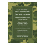 Douche de Camo ou partie de fiançailles nuptiale Faire-part