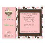 Douche Inviations de boguet de bébé Invitation Personnalisée