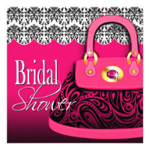 Douche nuptiale de la bourse snob faite sur comman cartons d'invitation