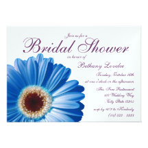 Douche nuptiale de marguerite bleue de Gerbera Bristol Personnalisé