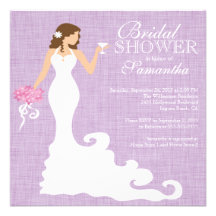Douche nuptiale de vin pourpre lilas moderne de je invitations personnalisées