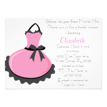 Douche nuptiale Inivitation de cuisine rose Invitations Personnalisées