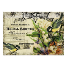 Douche nuptiale, remous jaune de cage à oiseaux de bristols