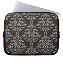 Douille bleue d'ordinateur portable de moka frança housse ordinateur portable