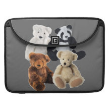 Douille d'aileron de Rickshaw de quatre ours Poche Pour Macbook