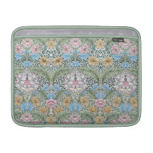 Douille d'air de MacBook de motif de William Morri Poches Pour Macbook Air