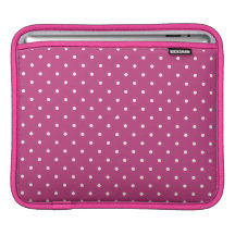 Douille de l'iPad 3 de point de polka de rose de s Housses iPad