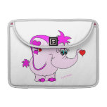 Douille de Macbook d'auriculaire chanceux mignon p Poche Pour Macbook Pro