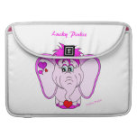 Douille de Macbook d'auriculaire chanceux mignon p Poche Pour Macbook