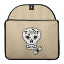 Douille de MacBook de crâne de sucre de dentelle Housse MacBook Pro