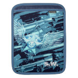 Douille d'iPad d'aile d'étoile bleue Poches iPad