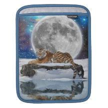 Douille d'iPad d'art d'imaginaire de tigre d'Amur  Poches iPad