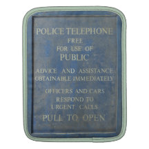 Douille d'iPad de boîte de police Poches Pour iPad