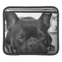 Douille d'iPad de bouledogue français Housses iPad