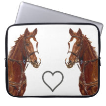 Douille d'ordinateur portable de cheval de pur san housse ordinateur portable