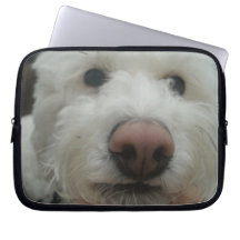 Douille d'ordinateur portable de chien housse ordinateur portable