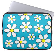 Douille d'ordinateur portable de flower power de m housses ordinateur