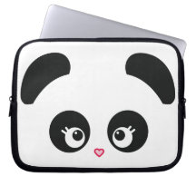 Douille d'ordinateur portable de Panda® d'amour Housses Pour Ordinateur Portable