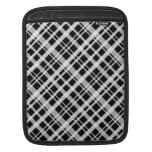 Douille noire d'iPad de Rickshaw de plaid Housses iPad