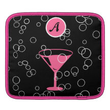 Douille ROSE d'ipad de BOISSONS et de bulles Housses iPad