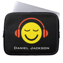 Douille souriante personnalisée d'ordinateur porta housse ordinateur