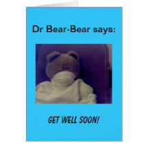 Dr.Bear-Bear-Get jaillissent carte