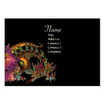 DRAGO, monogramme, pourpre noir Cartes De Visite Personnelles