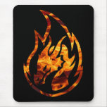 Dragon 1 de flamme tapis de souris