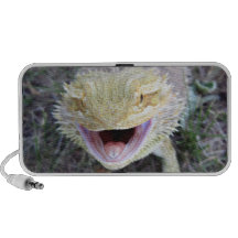 Dragon barbu heureux superbe haut-parleur mobile