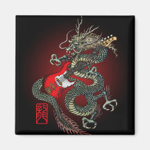 Dragon Bass 01 冷蔵庫マグネット