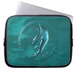 Dragon celtique bleu trousses pour ordinateur portable