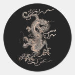 Dragon chinois adhésif
