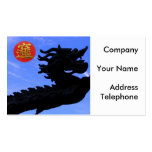 Dragon chinois carte de visite
