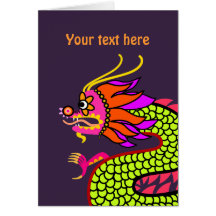 Dragon chinois cartes