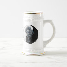 Dragon chinois Stein de Yin Yang Tasse