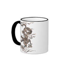 Dragon chinois tasse à café
