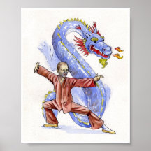 Dragon de Kung Fu Posters
