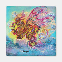 DRAGON DE MER AIMANT POUR RÉFRIGÉRATEUR