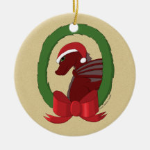 Dragon de Père Noël Ornements De Noël