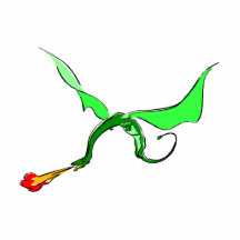 Dragon de reniflard du feu d'imaginaire photo en relief