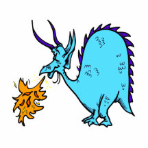 Dragon de respiration Teal.png du feu Photo Sculptures