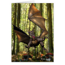Dragon de vol cartes de vœux