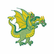 dragon Double-dirigé polos brodés