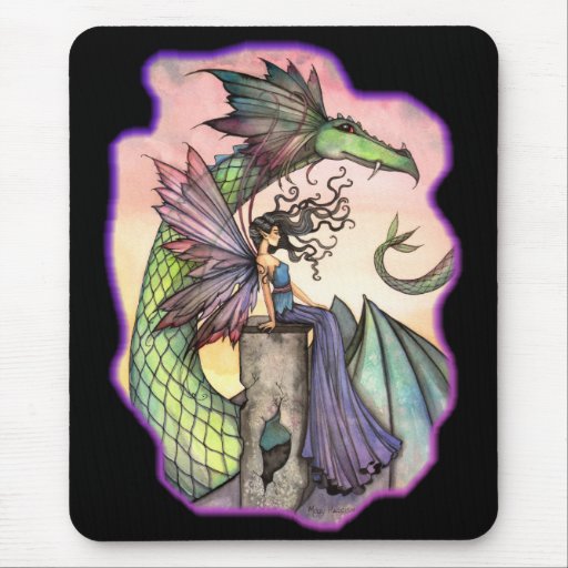 Dragon féerique Mousepad par l'aquarium populaire  Tapis De Souris