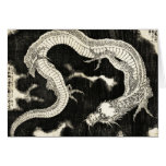 Dragon, Hokusai cartes
