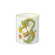 dragon, impérial, un dieu, déesse, seigneur, porce mugs à café