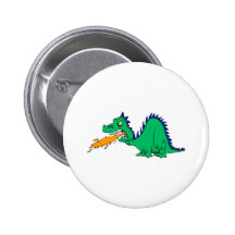 Dragon mignon fâché pin's