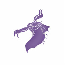 Dragon moyen .png mauve-clair photos en relief